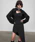 Diagonal Cut Dress